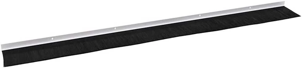 Sukabinamų durų šepetėlių sandarikliai 2 vnt. Balta 100 cm