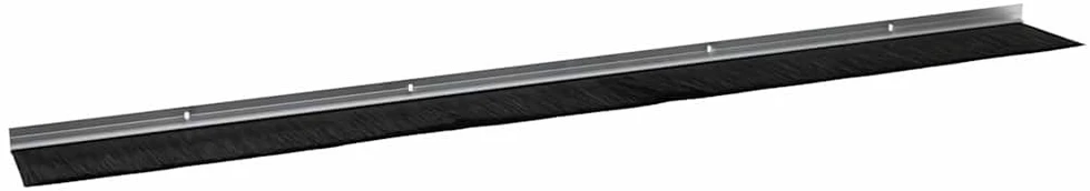 Sukabinamų durų šepetėlių sandarikliai 2 vnt. Sidabro 100 cm