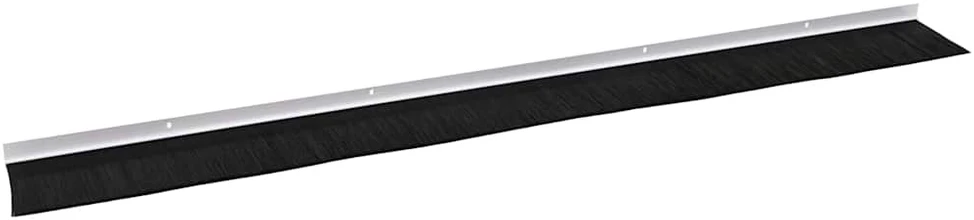 Sukabinamų durų šepetėlių sandarikliai 6 vnt. Balta 100 cm