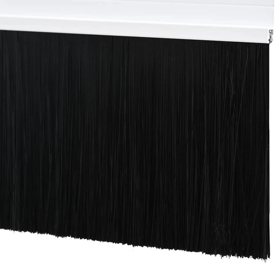 Sukabinamų durų šepetėlių sandarikliai 6 vnt. Balta 100 cm