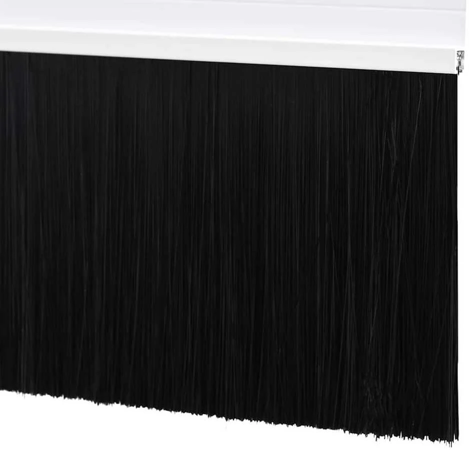 Sukabinamų durų šepetėlių sandarikliai 6 vnt. Balta 100 cm
