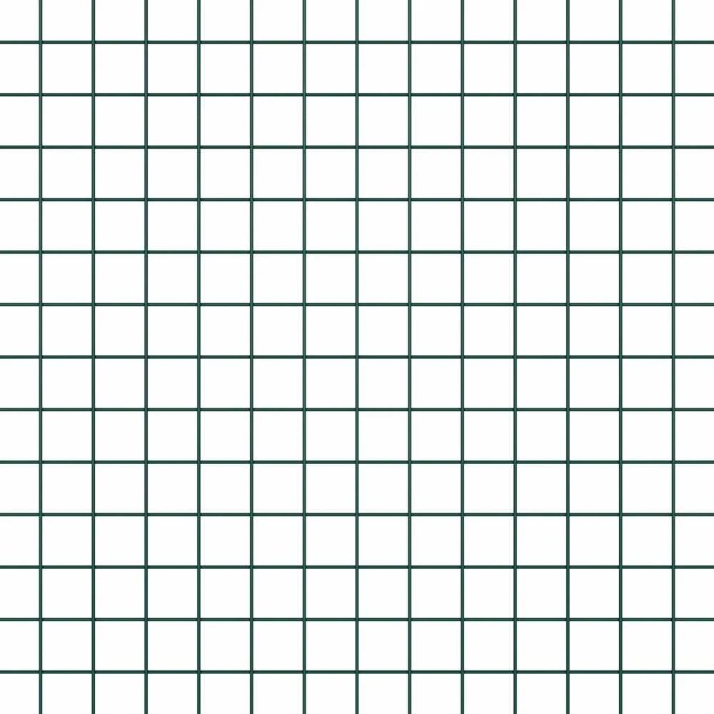 Suvirintas vielos tvora su stulpeliais 50 x 0,5 m Žalia