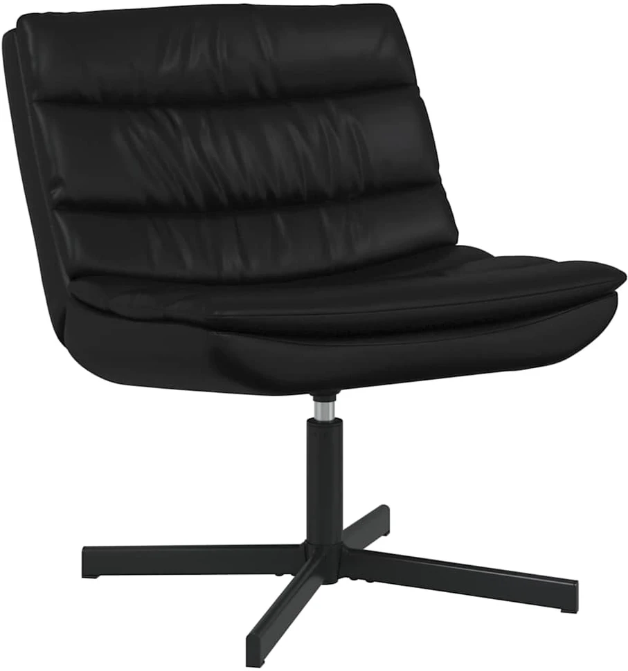 Fotelis Sukamasis krėslas Juoda 63 x 75 x 76 cm Dirbtinė oda