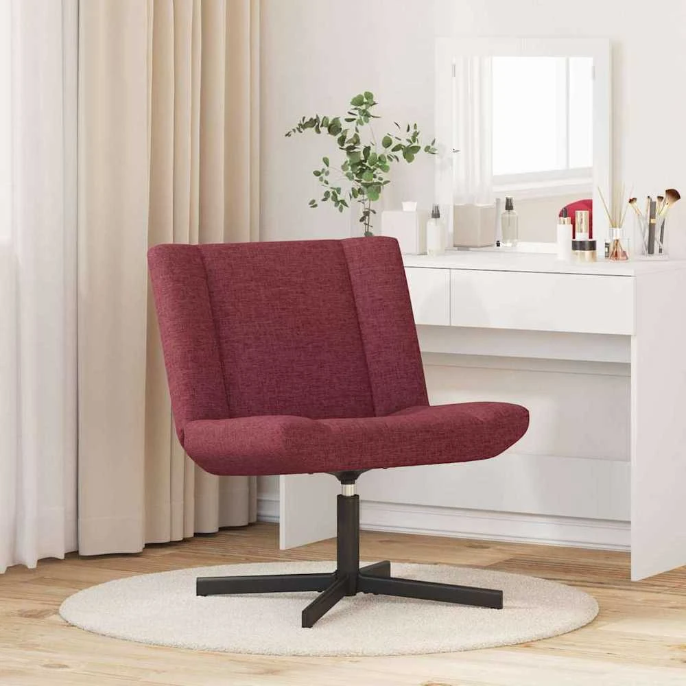 Sukamasis krėslas Vyno raudona 63 x 75 x 76 cm audinys
