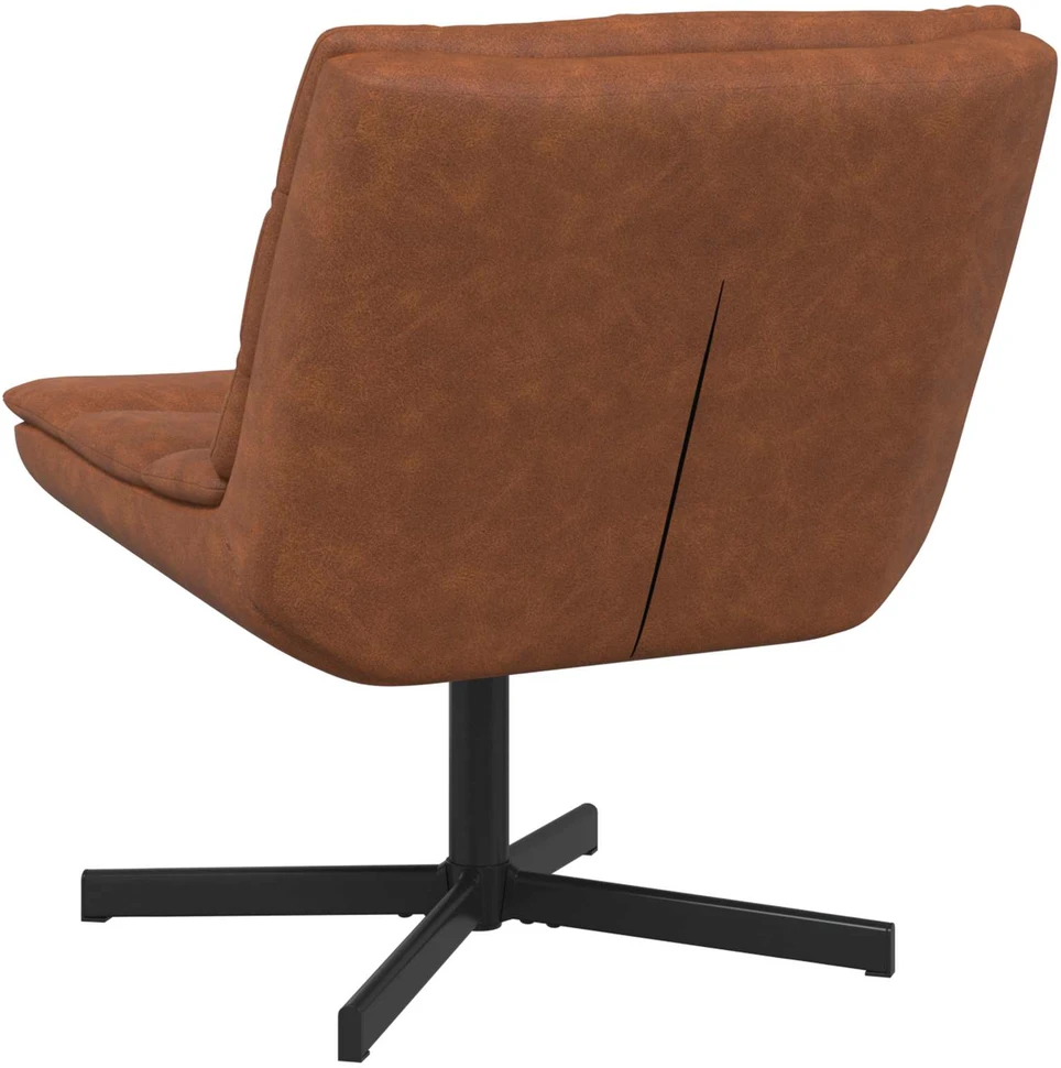 Fotelis Sukamasis krėslas Ruda 63 x 75 x 76 cm Antikinis PU