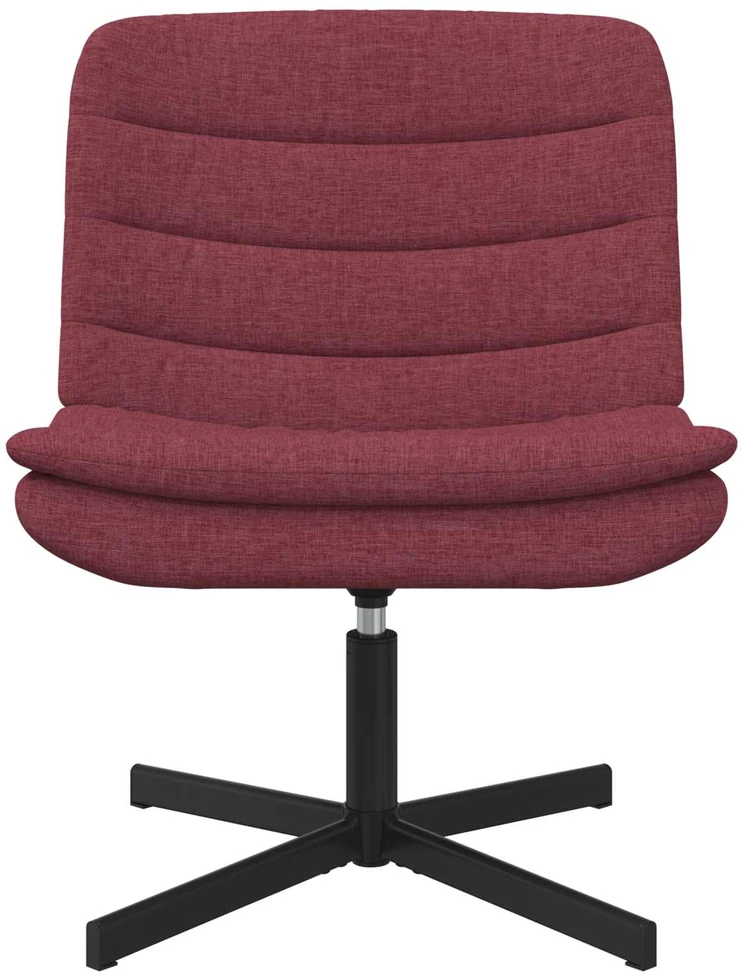 Fotelis Sukamasis krėslas Vyno raudona 63 x 75 x 76 cm audinys