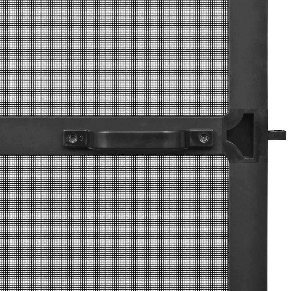 Sukamasis vabzdžių tinklas Antracito ir juoda 120 x 240 cm