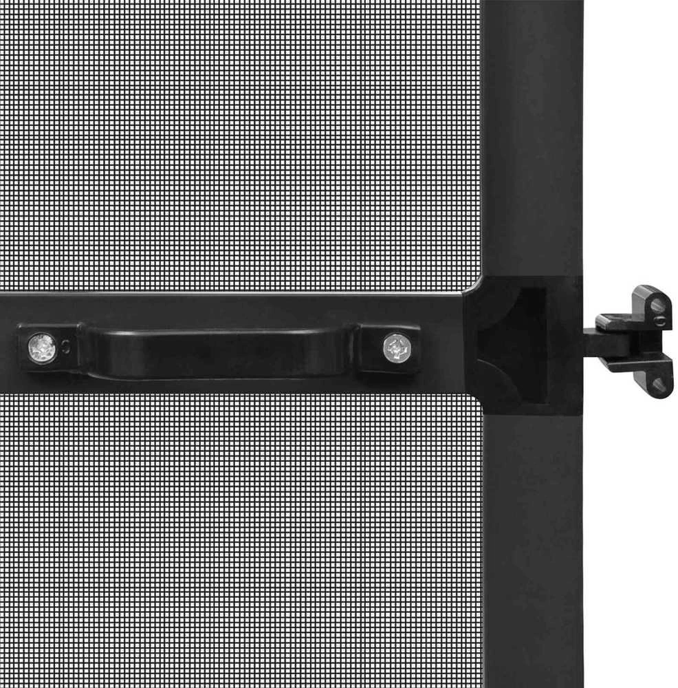 Sukamasis vabzdžių tinklas Antracito ir juoda 120 x 240 cm