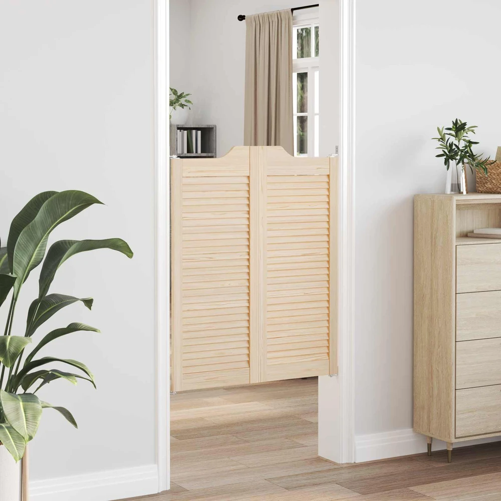 Sukamosios durys 100 x 40 cm Pušies medienos masyvas Natūrali
