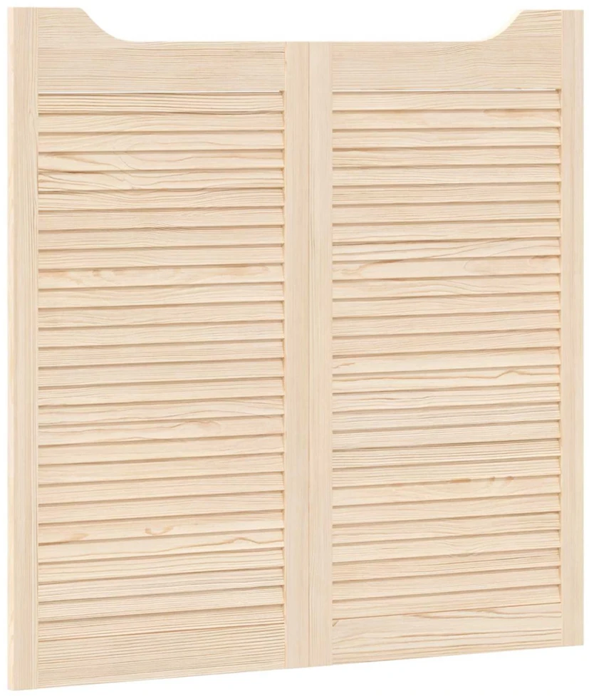 Sukamosios durys 2 vnt. 100 x 50 cm Pušies medienos masyvas