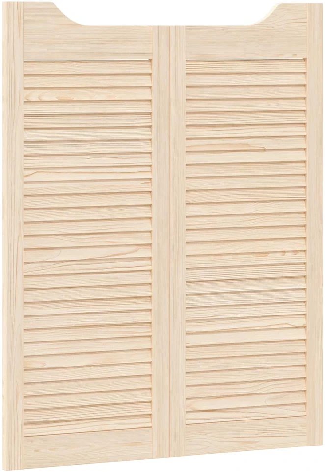 Sukamosios durys 2 vnt. 100 x 40 cm Pušies medienos masyvas