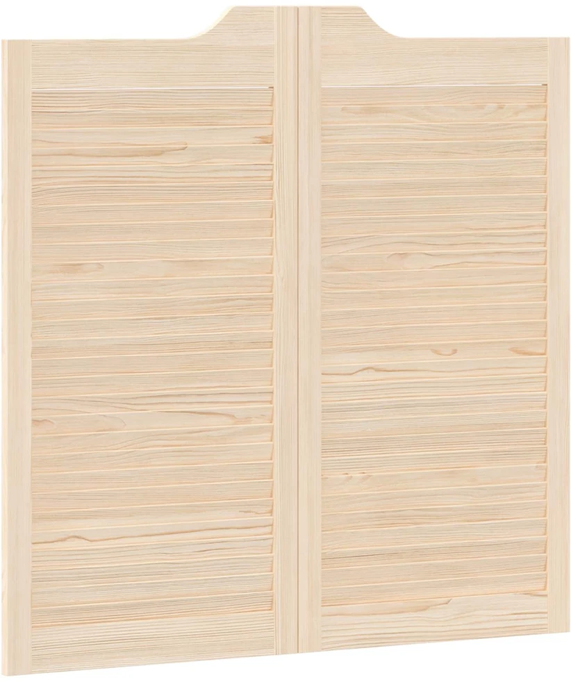 Sukamosios durys 2 vnt. 100 x 50 cm Pušies medienos masyvas