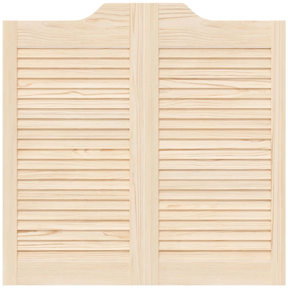 Sukamosios durys 2 vnt. 80 x 40 cm Pušies medienos masyvas