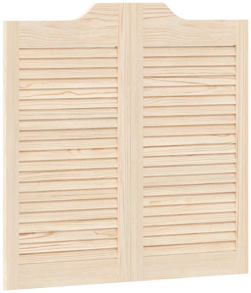 Sukamosios durys 2 vnt. 80 x 40 cm Pušies medienos masyvas