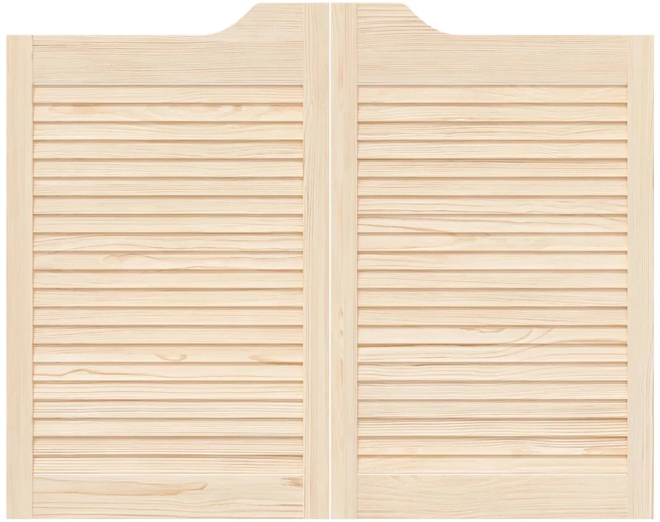 Sukamosios durys 2 vnt. 80 x 50 cm Pušies medienos masyvas