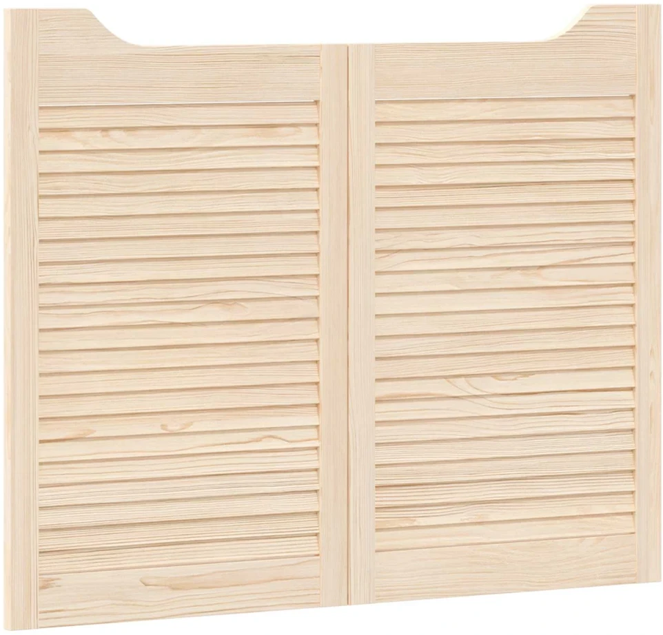 Sukamosios durys 2 vnt. 80 x 50 cm Pušies medienos masyvas