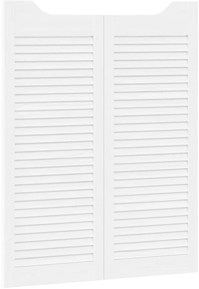 Sukamosios durys 100 x 40 cm Pušies medienos masyvas Balta