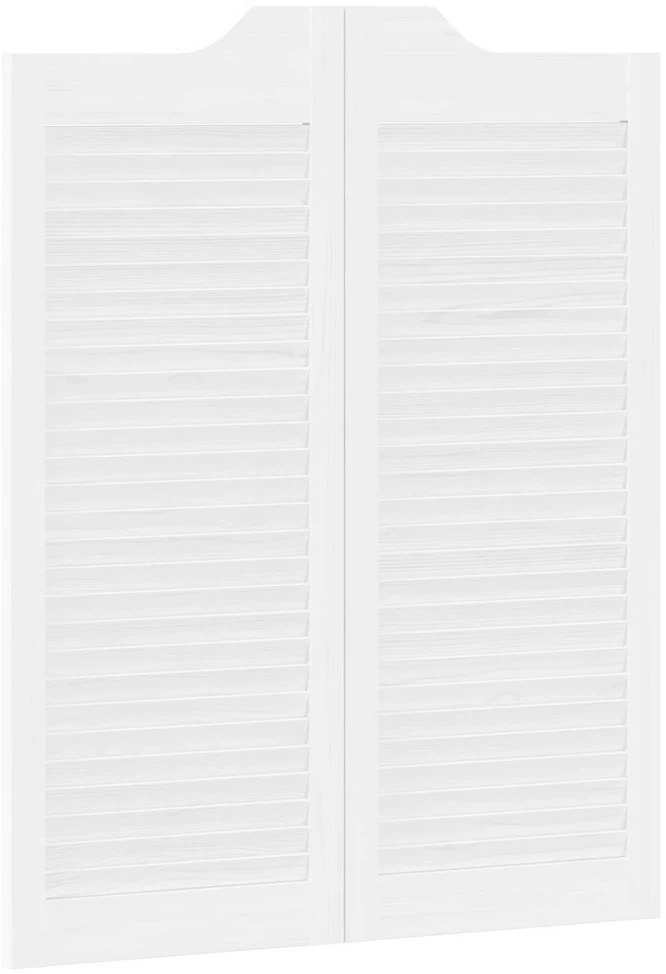 Sukamosios durys 100 x 40 cm Pušies medienos masyvas Balta