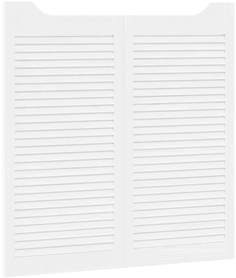 Sukamosios durys 100 x 50 cm Pušies medienos masyvas Balta