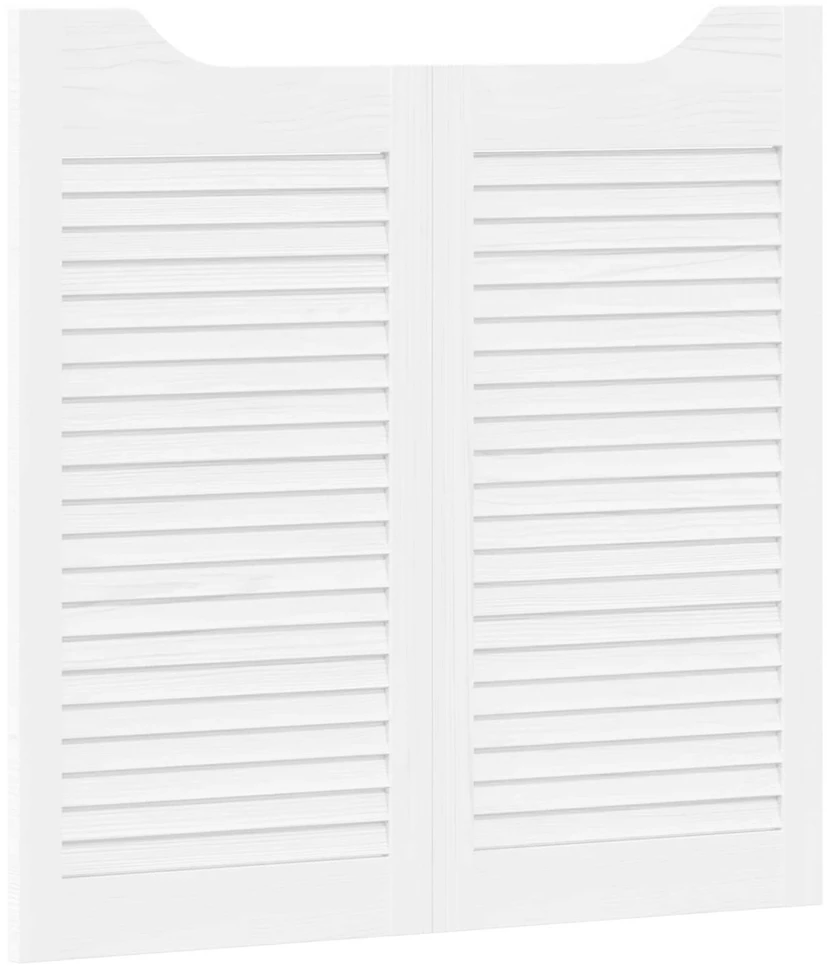 Sukamosios durys 80 x 40 cm Pušies medienos masyvas Balta