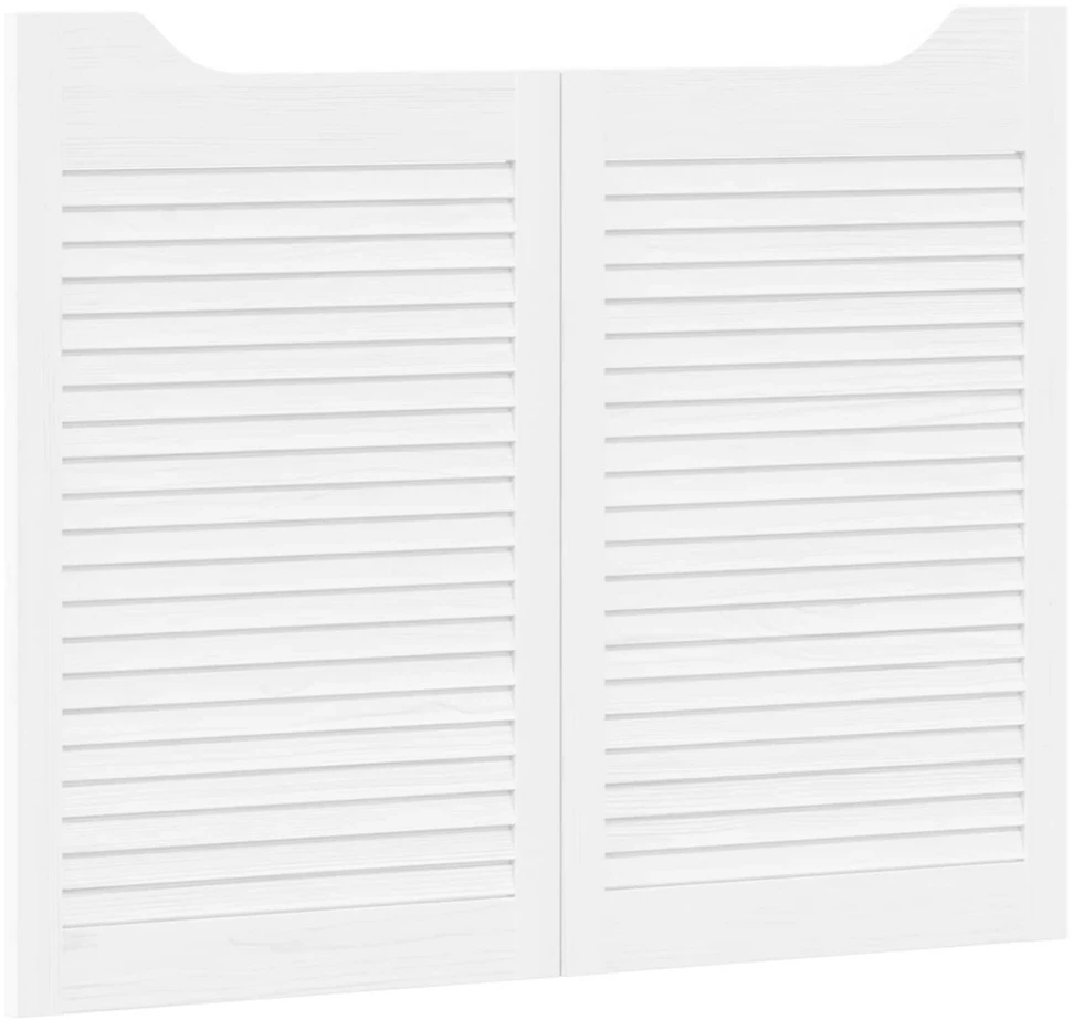 Sukamosios durys 80 x 50 cm Pušies medienos masyvas Balta