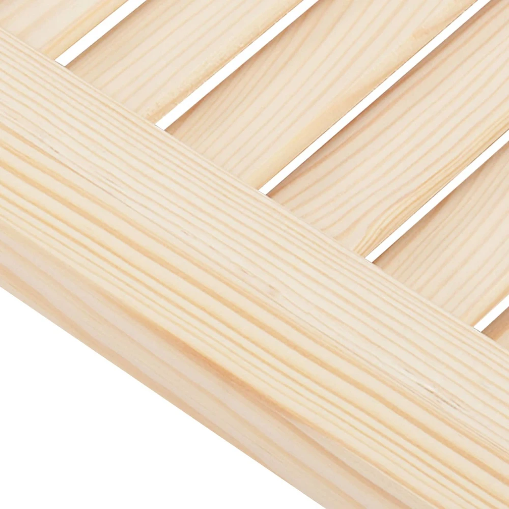 Sukamosios durys 90 x 50 cm Pušies medienos masyvas Natūrali