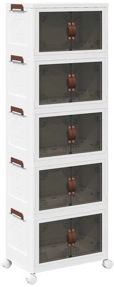 Sukraunama daiktadėžė su ratukais, 28 L, 48,5x29,5x139 cm