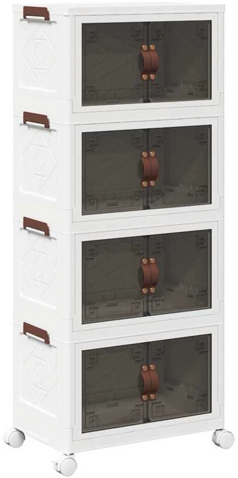 Sukraunama daiktadėžė su ratukais, 28 L, 48x29,5x112,5 cm