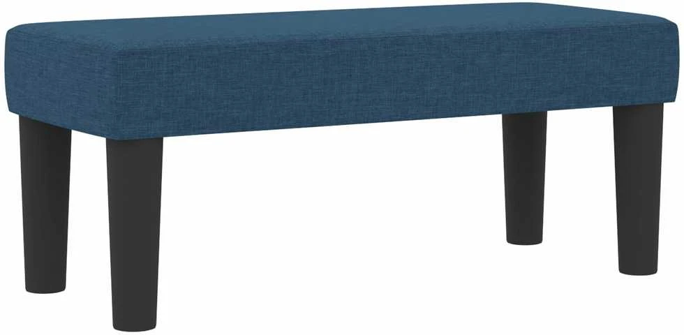 Kiemas lova su galvūgalio Mėlyna 80 x 200 cm audinys