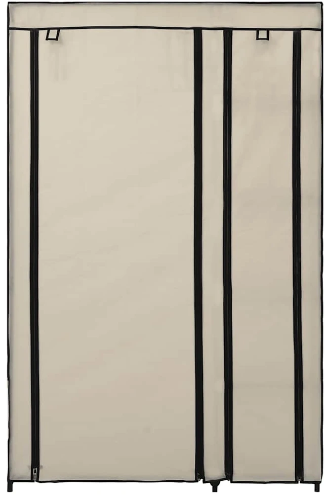 Sulankstoma drabužių spinta, krem. sp., 110x45x175cm, audinys