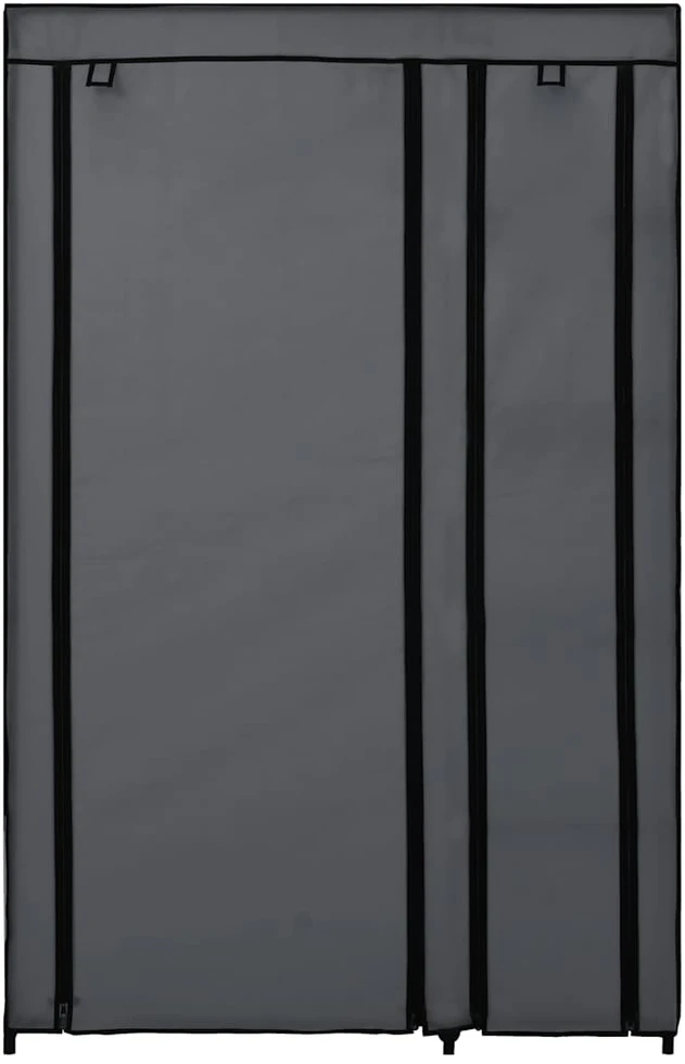 Sulankstoma drabužių spinta, pilkos sp., 110x45x175cm, audinys