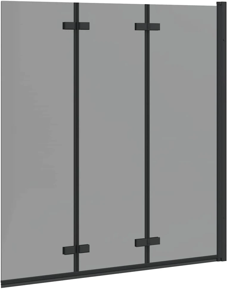 Sulankstoma dušo kabina Juoda 130 x 138 cm