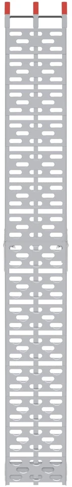 Sulankstoma motociklinės rampos 340 kg per rampa 2 pcs Sidabro