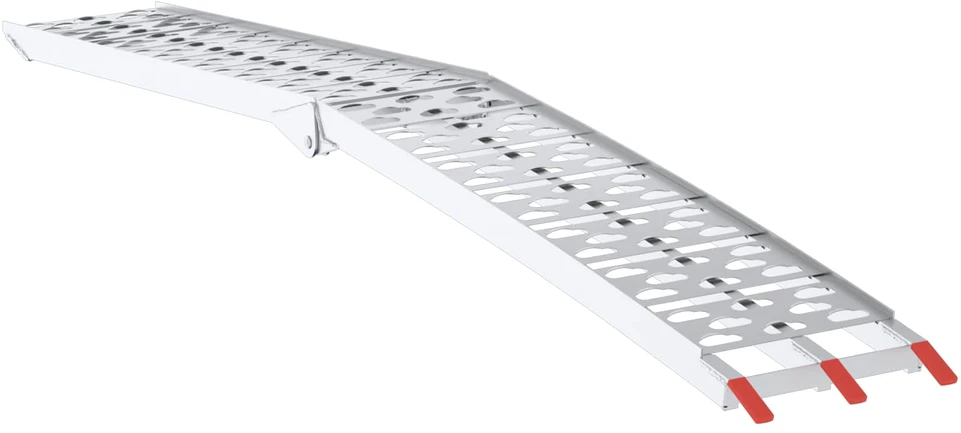 Sulankstoma motociklinės rampos 340 kg per rampa 2 pcs Sidabro