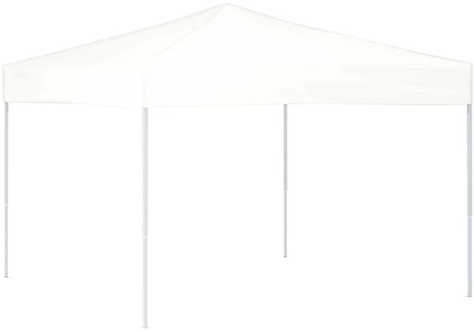 Sulankstoma proginė palapinė, baltos spalvos, 3x3m