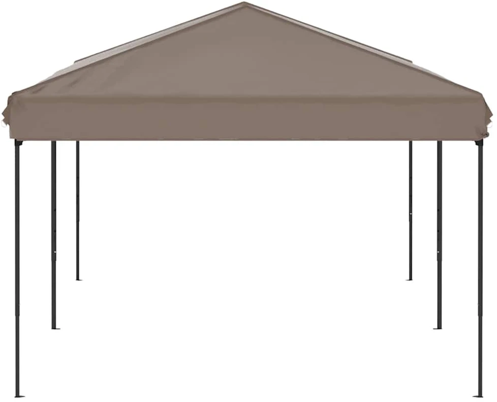 Sulankstoma proginė palapinė, taupe spalvos, 3x6m