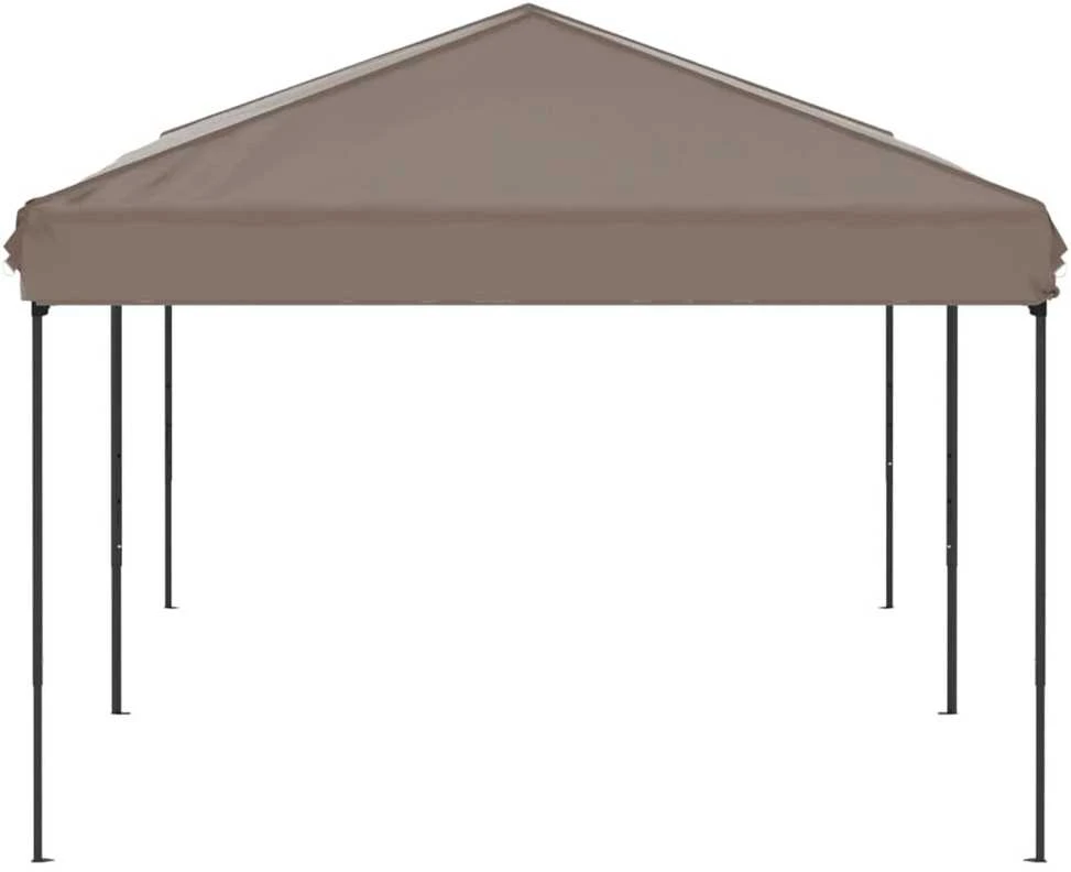 Sulankstoma proginė palapinė, taupe spalvos, 3x6m