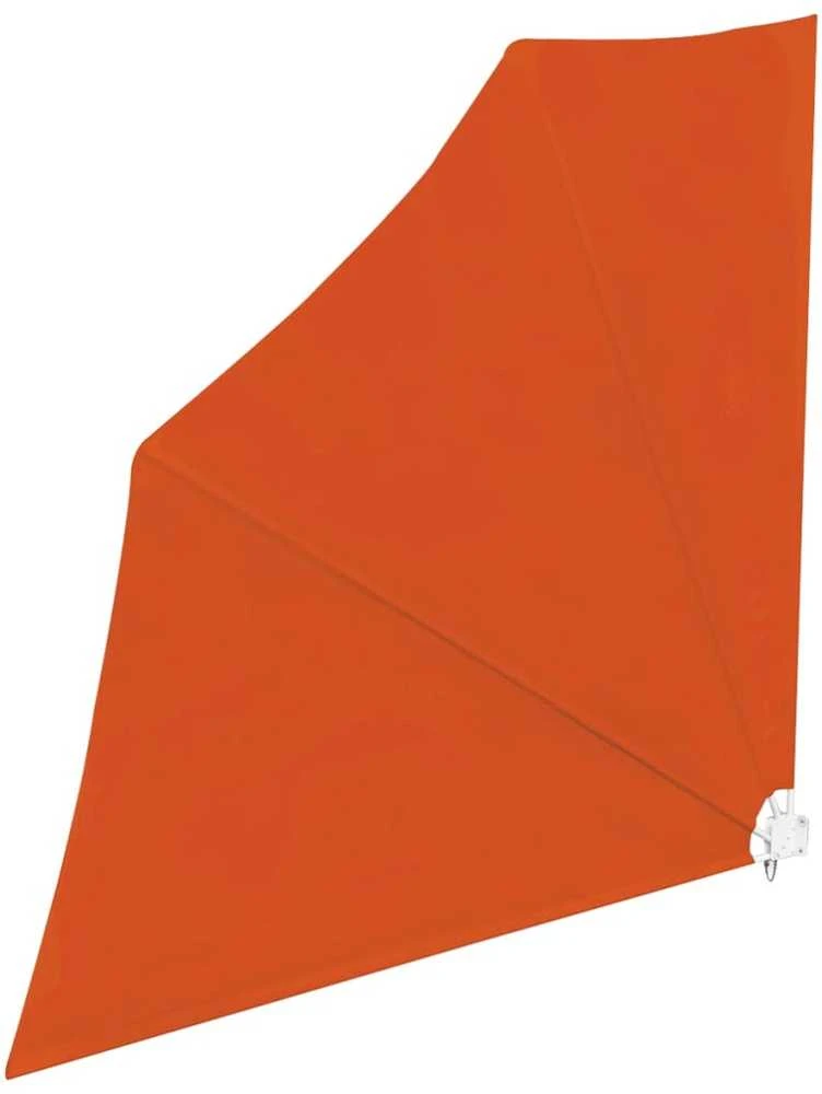 Sulankstoma šoninė balkono markizė, terakotos, 140x140cm