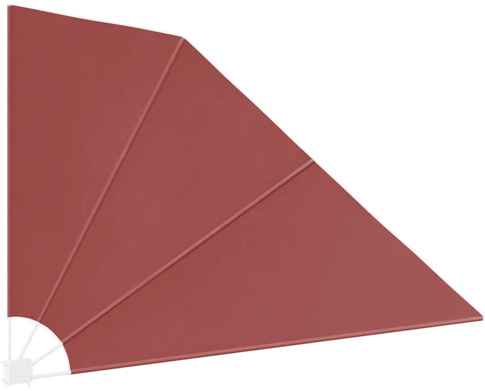 Sulankstoma šoninė balkono markizė, terakotos, 160x240cm