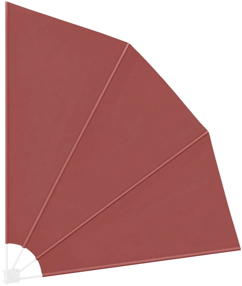 Sulankstoma šoninė balkono markizė, terakotos, 210x210cm