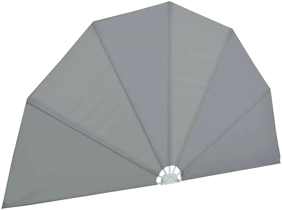 Sulankstoma šoninė terasos markizė, pilka, 200cm