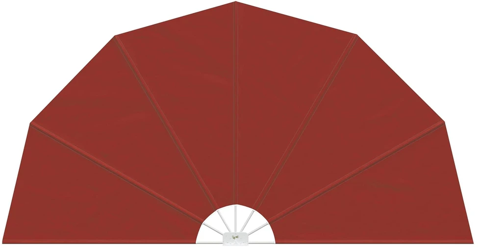 Sulankstoma šoninė terasos markizė, terakot., 200cm