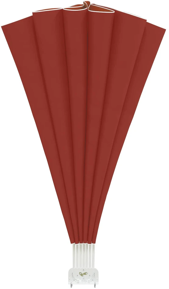 Sulankstoma šoninė terasos markizė, terakot., 200cm