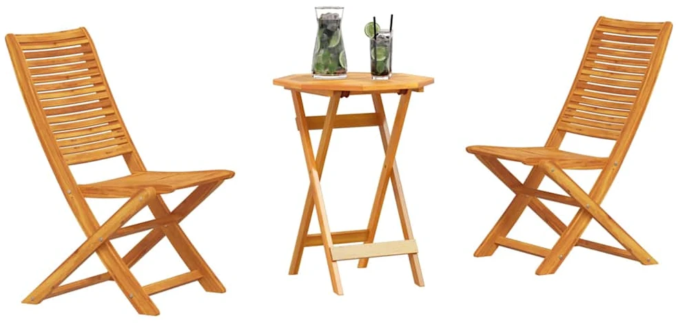 Sulankstomas bistro rinkinys 3 vnt. 2 vietos Ruda
