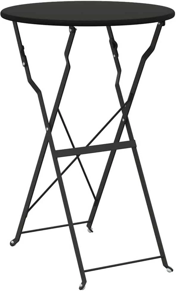 Bistro stalas Antracitas Ø 50 x 71 cm Miltelinis plienas