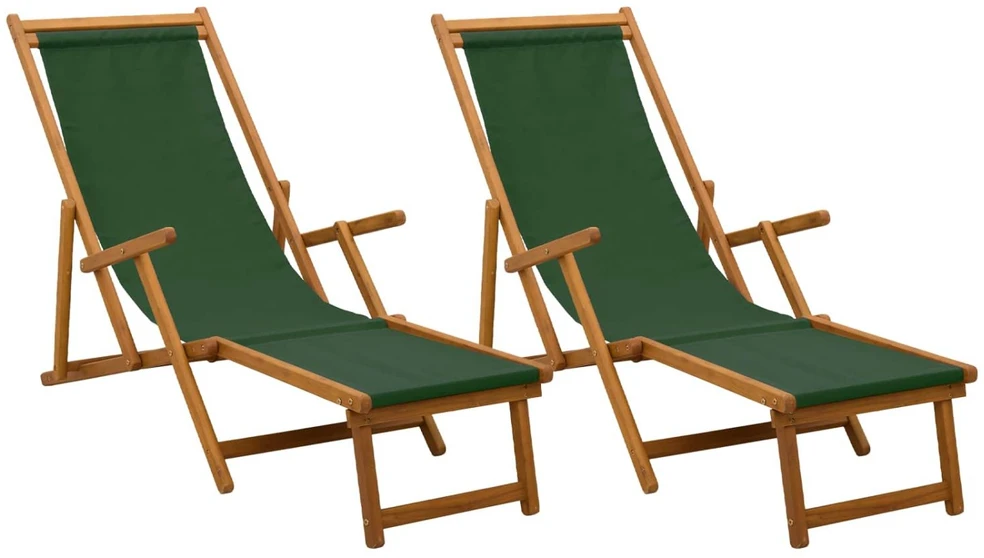 Sulankstomas gultas 2 pcs 3 Pozicija Kietas eukalipto medis