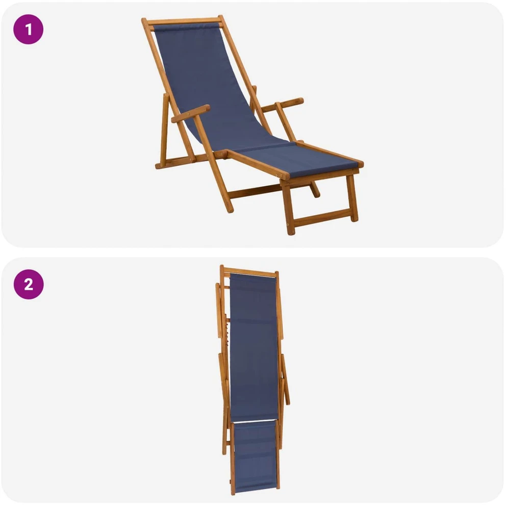 Sulankstomas gultas 2 pcs 3 Pozicija Kietas eukalipto medis