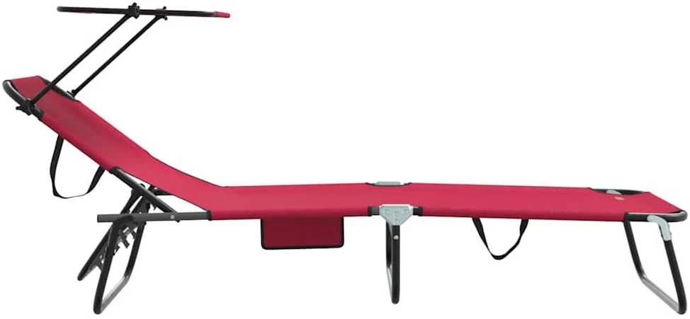 Sulankstomas gultas Raudona 190 x 57 x 81 cm Oksfordas