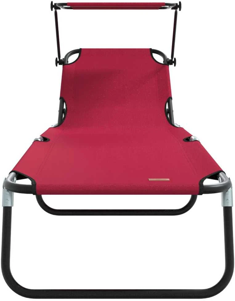 Sulankstomas gultas Raudona 190 x 57 x 81 cm Oksfordas