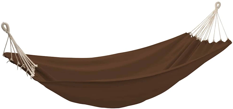 Sulankstomas hamakas, 2 žmonėms, rudas, 360x150cm